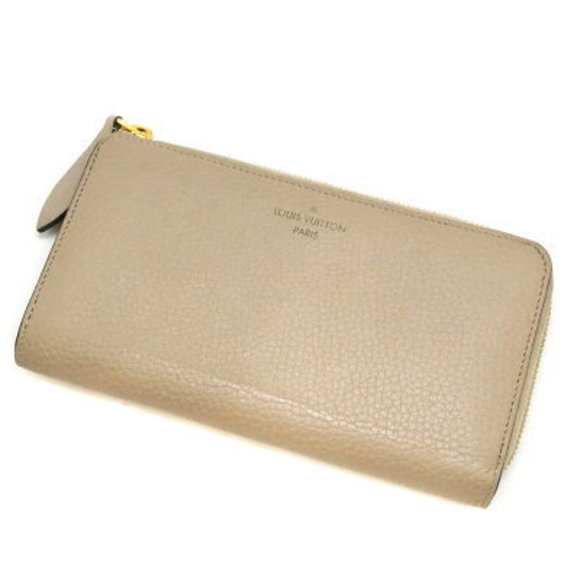 Louis Vuitton Portefeuille Comete Beige Galle Long Wallet Zipper - Picture 1 of 14